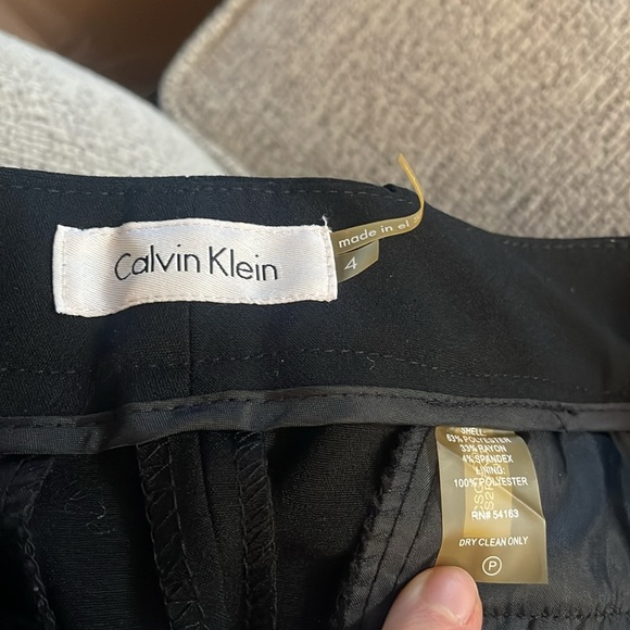 Calvin Klein Black Dress Slack Pants - Picture 5 of 7